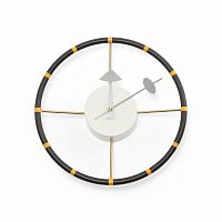часы steering wheel настенные черный+желтый/black+yellow в Томске