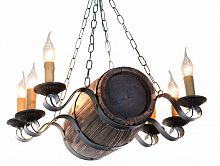 люстра бочонок коричневая в Томске