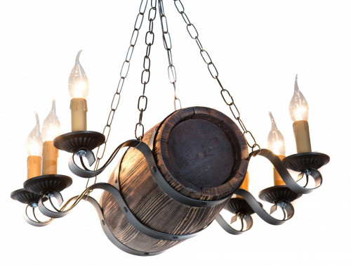 люстра бочонок коричневая в Томске