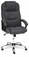 компьютерное кресло tetchair бергамо (крестовина хром, обивка ткань) для руководителя в Томске