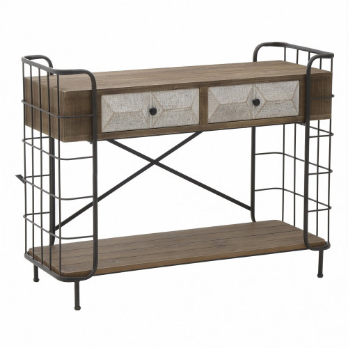 консоль met wood коричневая в Томске