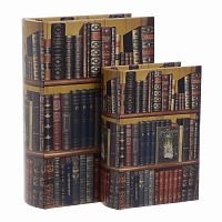 шкатулки-книги, набор из 2 шт. мультиколор в Томске