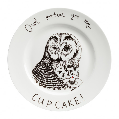 тарелка owl protect you my cup cake в Томске
