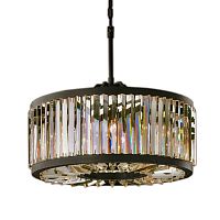 люстра welles round d50 черная, прозрачное стеко в Томске