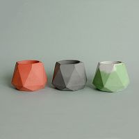подсвечник из бетона под мрамор eco линту, 6 см в Томске