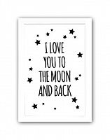 постер to the white moon and back а4 в Томске