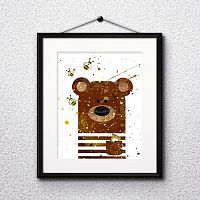 постер bear а4 в Томске