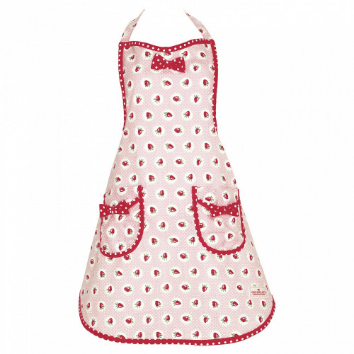 фартук strawberry pale pink w/bow в Томске