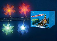 светодиодная гирлянда «снежинки-3» 700см (07936) uniel uld-s0700-050/dta multi ip20 snowflakes-3 в Томске