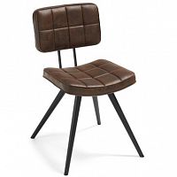 стул lola seat pu brown ноги эпоксидный черный c592u09 от la forma (ex julia grup) в Томске