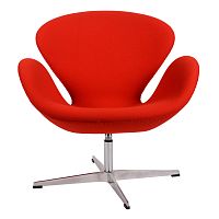 кресло arne jacobsen красное в Томске