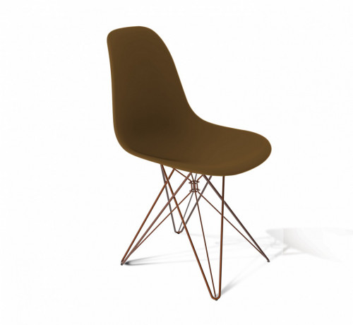 стул dsr коричневый s50 (eames style) в Томске