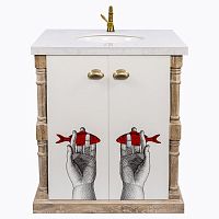 тумба с раковиной океан снег fornasetti в Томске