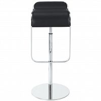 барный стул lem style piston stool черная кожа в Томске