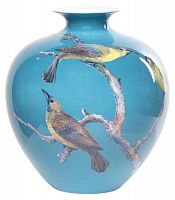 ваза настольная turdus blue low в Томске