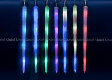 занавес светодиодный уличный «сосульки» 300см (11126) uld-e3005-210/dtk rgb ip44 frosted icicle в Томске