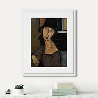 картина: jeanne hebuterne (au chapeau), 1917г. в Томске