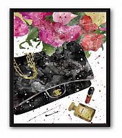 постер сумка чёрная chanel а4 в Томске
