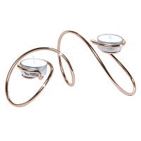 подсвечник медный для чайных свечей t-loop, 19,5 см в Томске