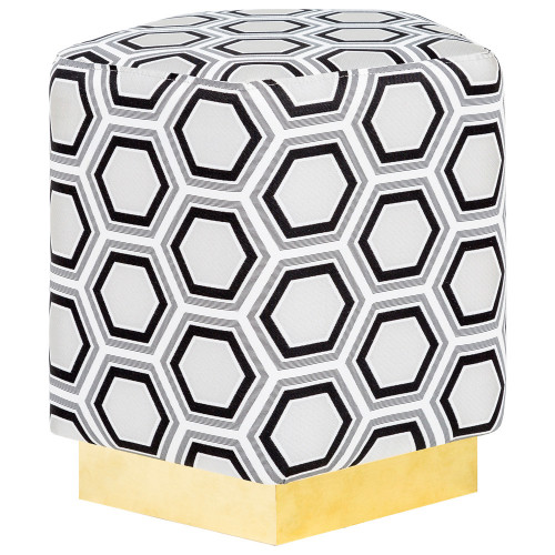 пуф «оскар tomette noir&blanc» разноцветный в Томске