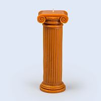 свеча высокая оранжевая hestia column в Томске