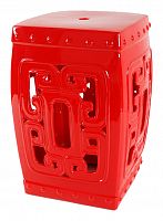 керамический столик-табурет oriental stool red в Томске