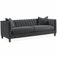 диван penelope sofa прямой серый в Томске