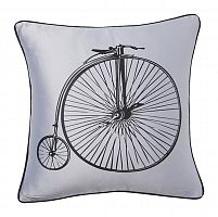 подушка с ретро-велосипедом retro bicycle grey в Томске