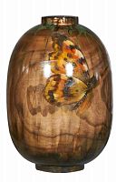 ваза настольная fresco brown butterfly в Томске