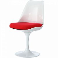 стул eero saarinen style tulip chair красная подушка в Томске