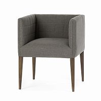 кресло penelope dining chair серое в Томске