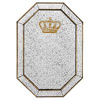 зеркало состаренное восьмиугольное с короной crown в Томске