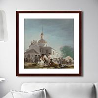 картина: saint isidore's day at the saint's hermitage, 1799г. в Томске