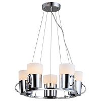 подвесная люстра arte lamp brooklyn a9484sp-5cc хром в Томске