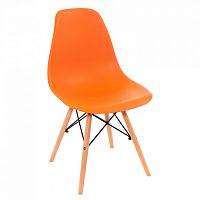 стул деревянный eames pc-015 оранжевый в Томске