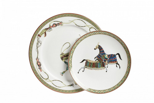 комплект тарелок antique (светлая) в Томске