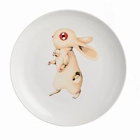 тарелка сумасшедший кролик с часами в Томске