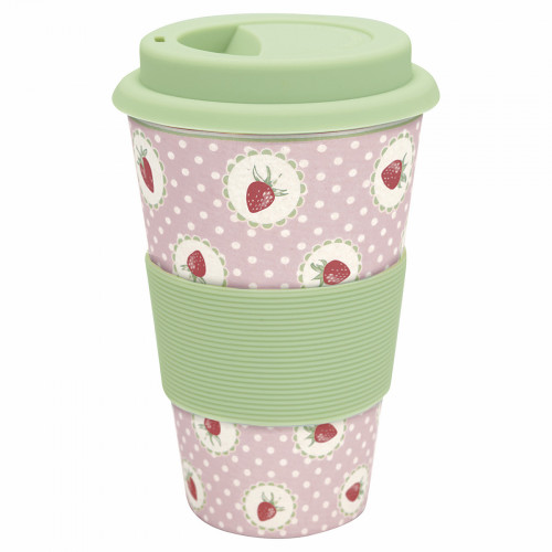 кружка на вынос strawberry pale pink в Томске