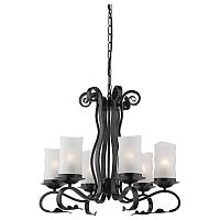 подвесная люстра arte lamp scroll a7915lm-6bk в Томске