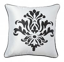 подушка с геральдическими лилиями fleur de lys ii white в Томске