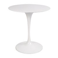 стол eero saarinen style tulip table top mdf d70 глянцевый белый в Томске