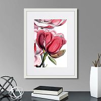 картина: himalaya plants pink-flower on white i, 1869г. в Томске