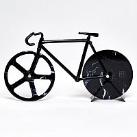 нож для пиццы из нержавеющей стали the fixie, черный мрамор в Томске