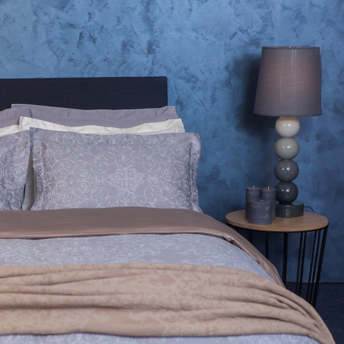 комплект постельного белья decoflux сатин семейный versaille grey в Томске