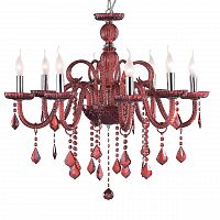 подвесная люстра ideal lux giudecca sp8 rosso в Томске