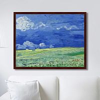 картина: wheatfields under thunderclouds, 1890г. в Томске
