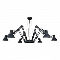 подвесная люстра arte lamp ragno a2043sp-6bk в Томске