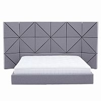 кровать двуспальная 180х200 фиолетовая floe comforty в Томске