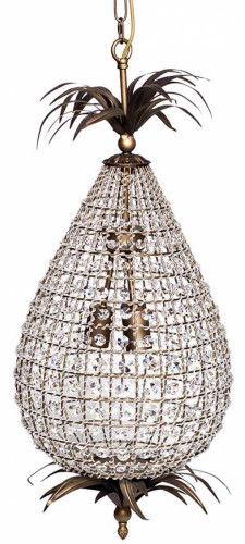 люстра дизайнерская chandelier3 медь и прозрачное стекло в Томске