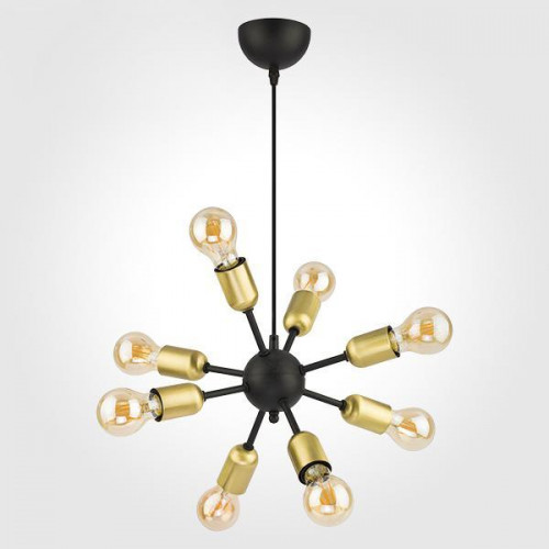 подвесная люстра tk lighting 1468 estrella black в Томске